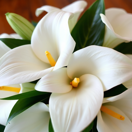 Beyaz Zambak Aranjmanı - Özel Tasarım Çiçekler